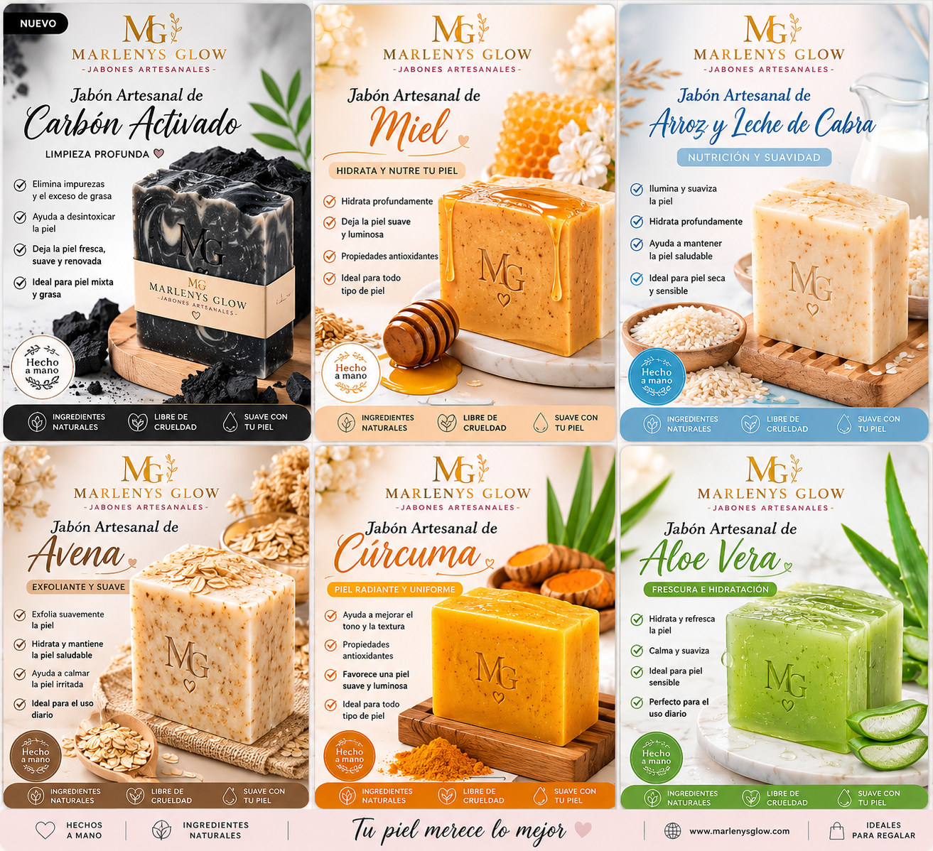 Marlenys Glow | Jabones Individuales
