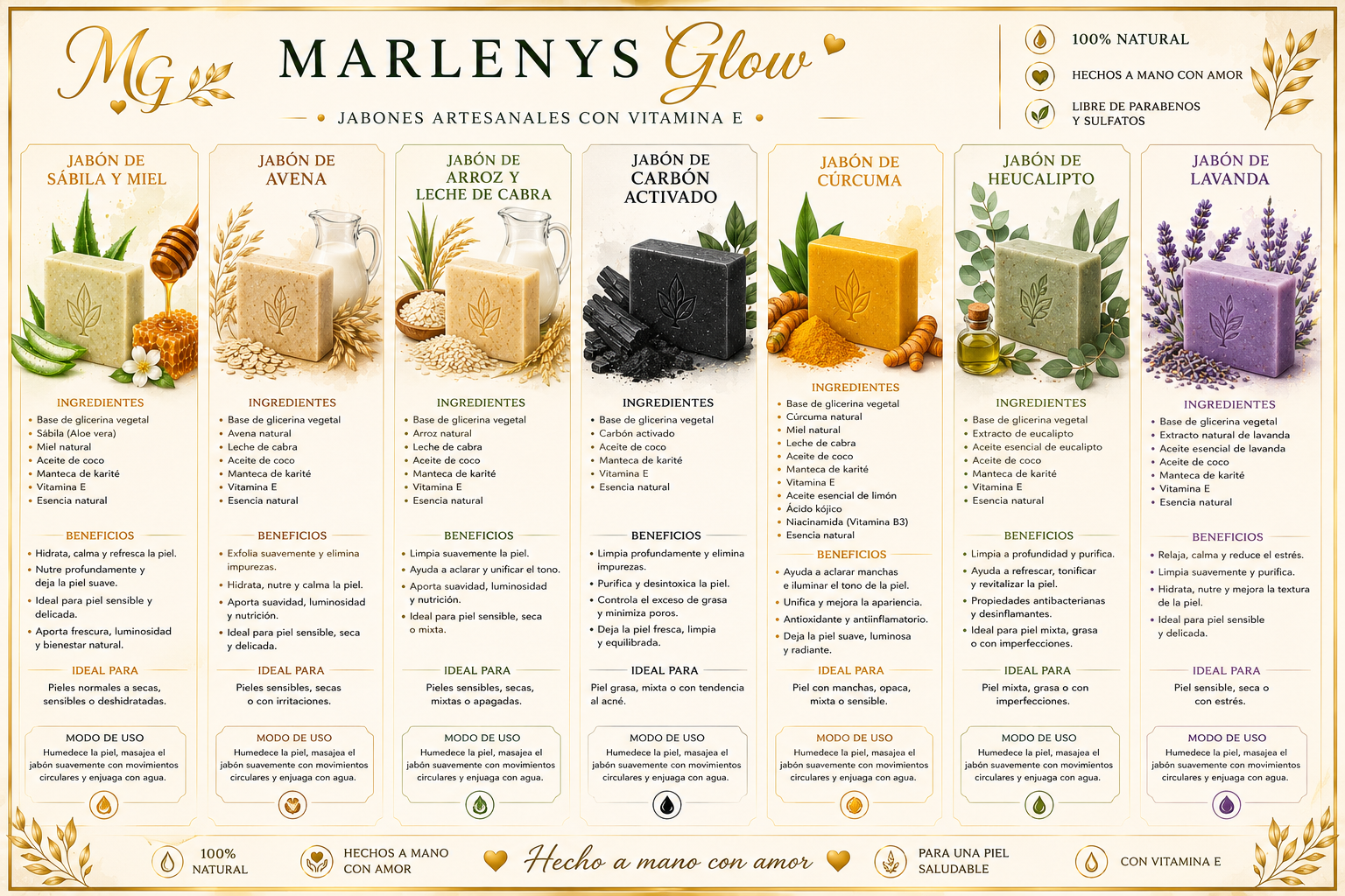 Marlenys Glow | Colección de Jabones Artesanales Premium