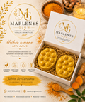 Marlenys Glow | Jabón de Cúrcuma – Caja de Regalo (2 Jabones)