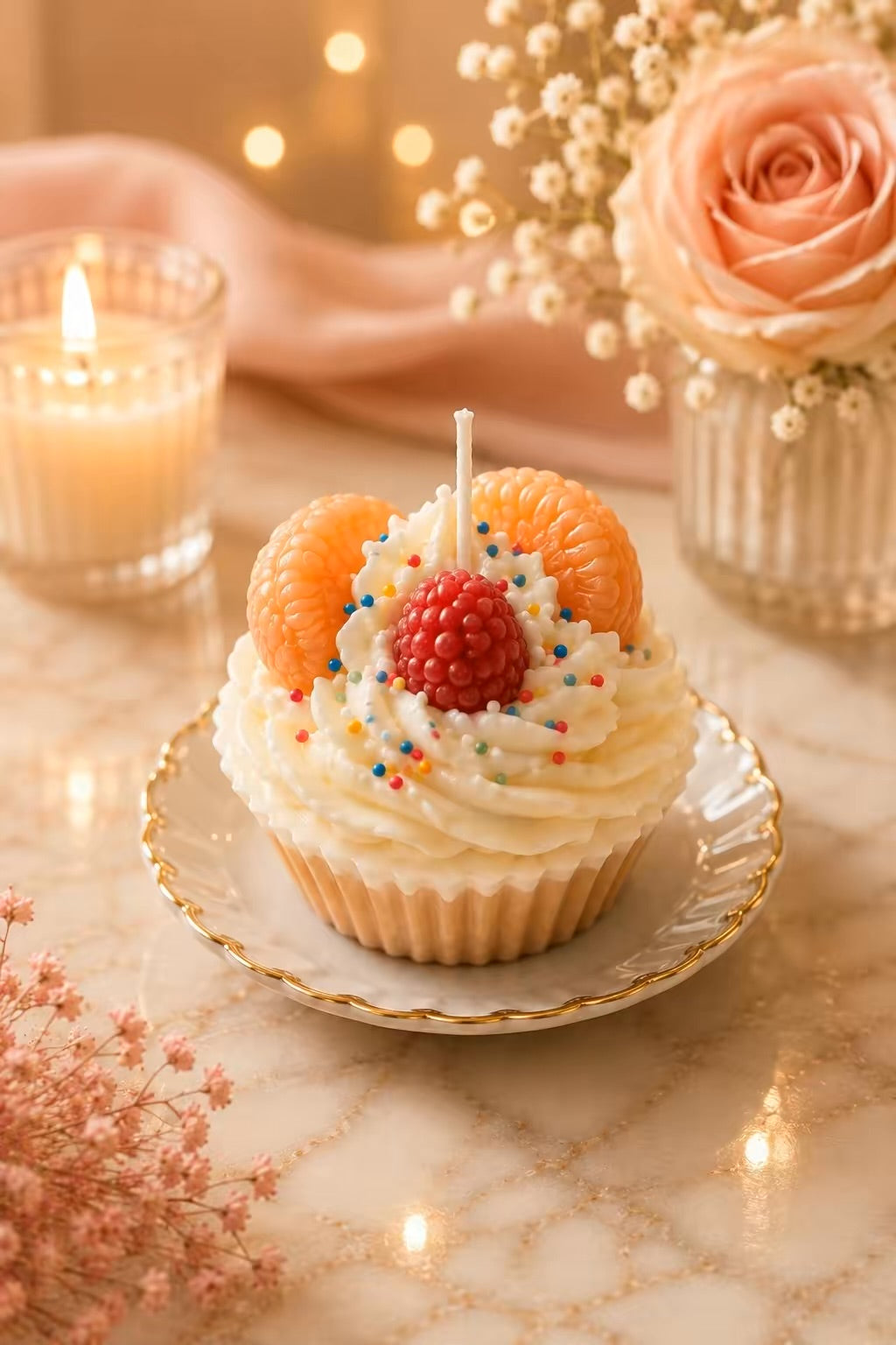Cupcake Candle – Cookies & Cream