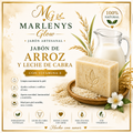 Jabón Artesanal de Arroz y Leche de Cabra