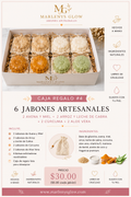 Caja Regalo #4 – 6 Jabones Artesanales Marlenys Glow