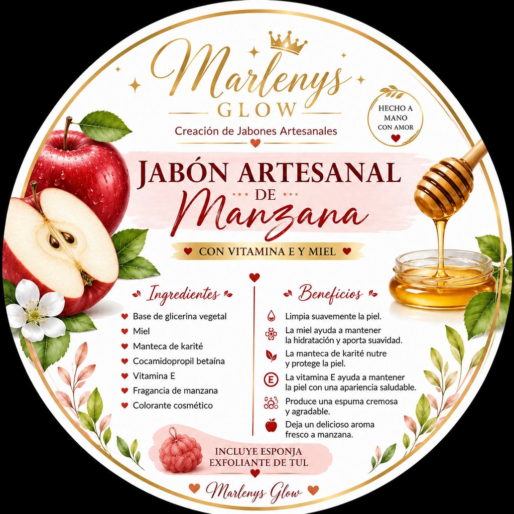 Soap Gift Cup – Manzana con Vitamina E