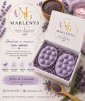 Marlenys Glow | Jabón de Lavanda – Caja de Regalo (2 Jabones)