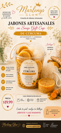 Marlenys Glow Soap Gift Cup – Cúrcuma